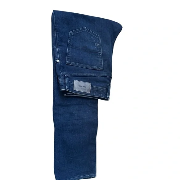 Diesel Booster Jeans Mens 33 Dark Wash Slim Straight Button Fly Stretch Denim - Picture 10 of 17